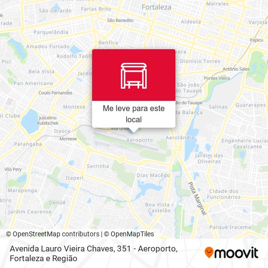 Avenida Lauro Vieira Chaves, 351 - Aeroporto mapa