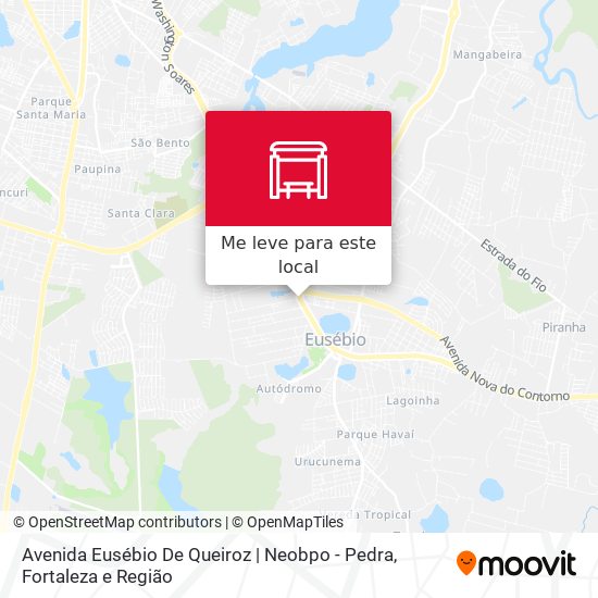 Avenida Eusébio De Queiroz | Neobpo - Pedra mapa