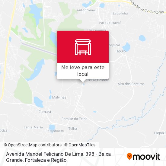 Avenida Manoel Feliciano De Lima, 398 - Baixa Grande mapa