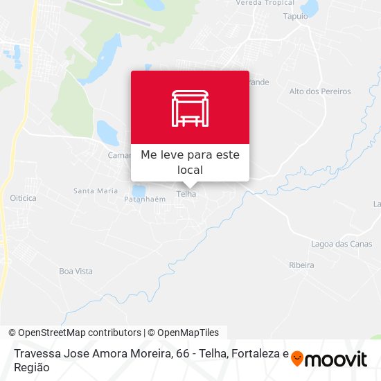 Travessa Jose Amora Moreira, 66 - Telha mapa