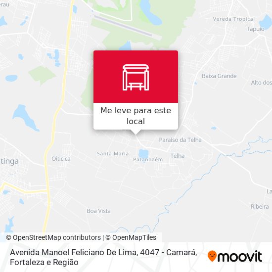 Avenida Manoel Feliciano De Lima, 4047 - Camará mapa