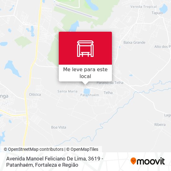 Avenida Manoel Feliciano De Lima, 3619 - Patanhaém mapa