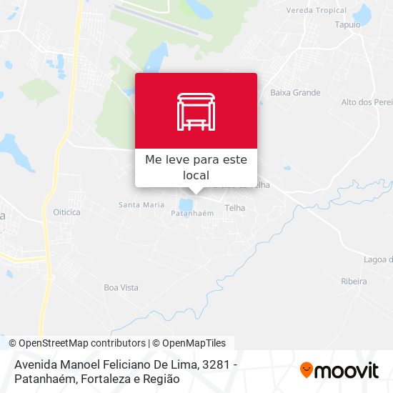 Avenida Manoel Feliciano De Lima, 3281 - Patanhaém mapa