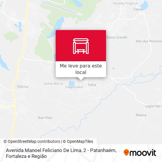Avenida Manoel Feliciano De Lima, 2 - Patanhaém mapa