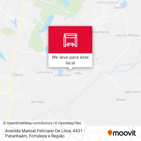 Avenida Manoel Feliciano De Lima, 4431 - Patanhaém mapa
