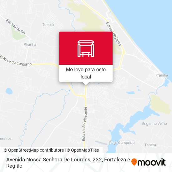 Avenida Nossa Senhora De Lourdes, 232 mapa