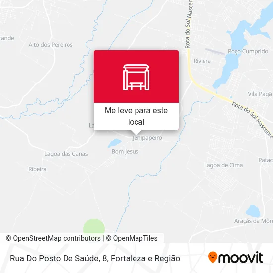 Rua Do Posto De Saúde, 8 mapa