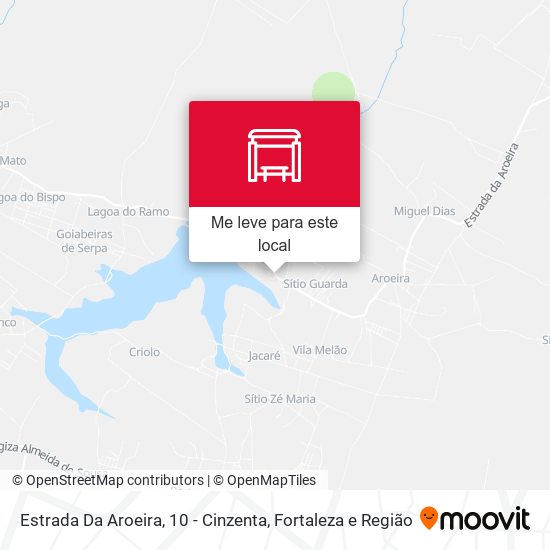 Estrada Da Aroeira, 10 - Cinzenta mapa