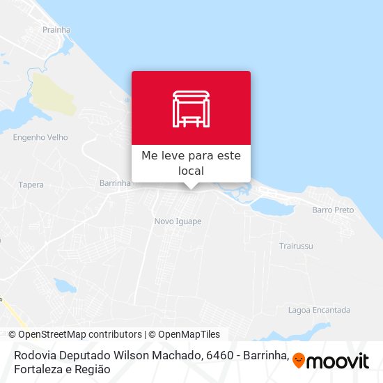 Rodovia Deputado Wilson Machado, 6460 - Barrinha mapa