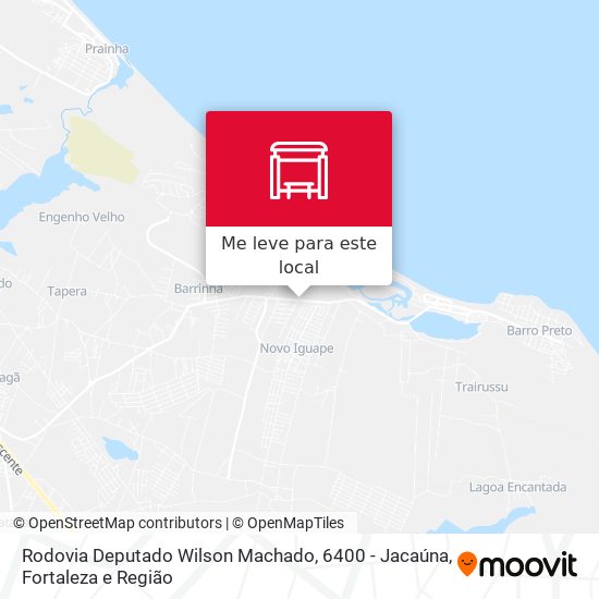 Rodovia Deputado Wilson Machado, 6400 - Jacaúna mapa