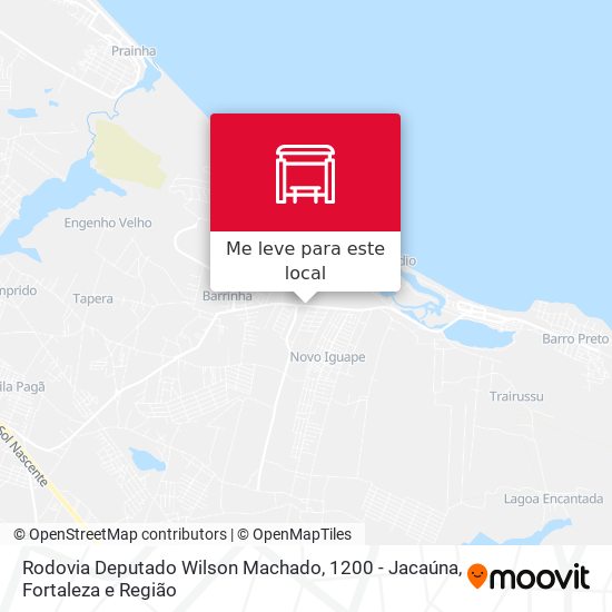 Rodovia Deputado Wilson Machado, 1200 - Jacaúna mapa