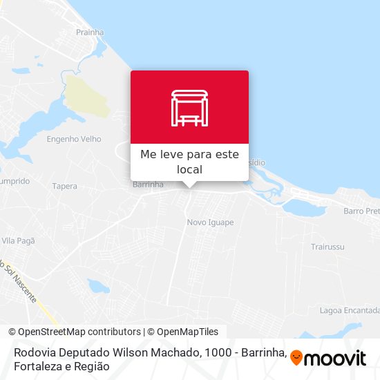 Rodovia Deputado Wilson Machado, 1000 - Barrinha mapa