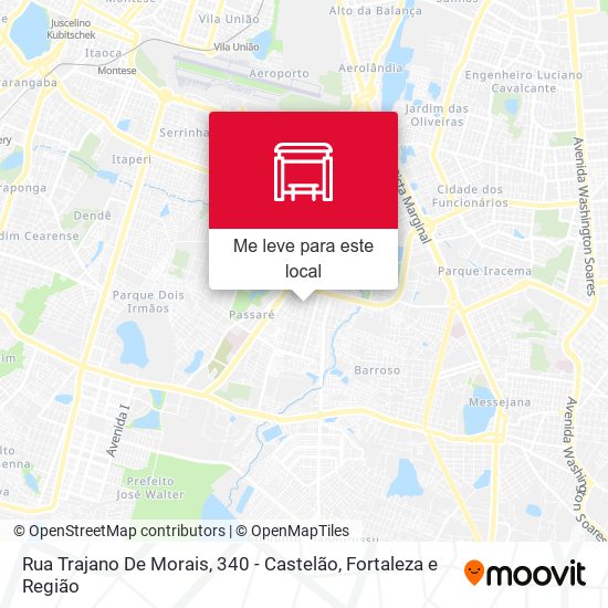 Rua Trajano De Morais, 340 - Castelão mapa