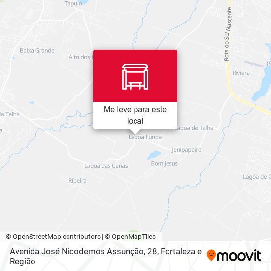 Avenida José Nicodemos Assunção, 28 mapa