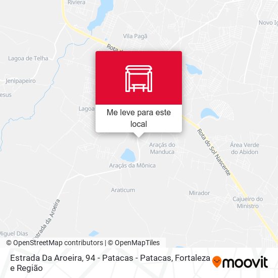 Estrada Da Aroeira, 94 - Patacas - Patacas mapa