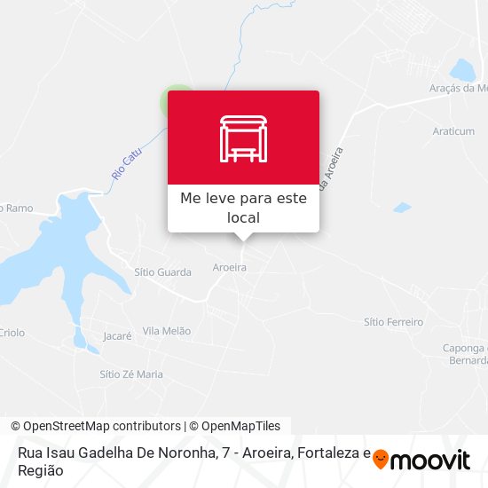 Rua Isau Gadelha De Noronha, 7 - Aroeira mapa