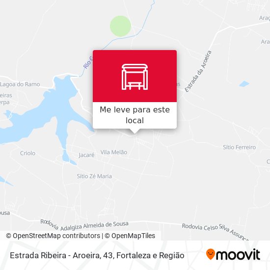 Estrada Ribeira - Aroeira, 43 mapa