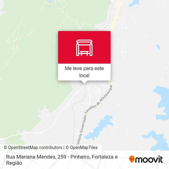 Rua Mariana Mendes, 259 - Pinheiro mapa