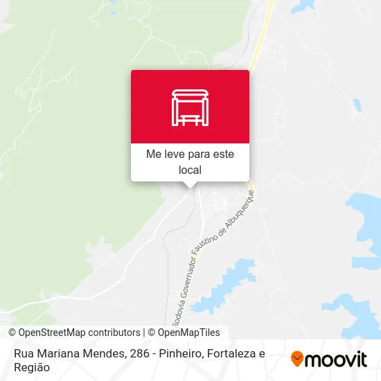 Rua Mariana Mendes, 286 - Pinheiro mapa