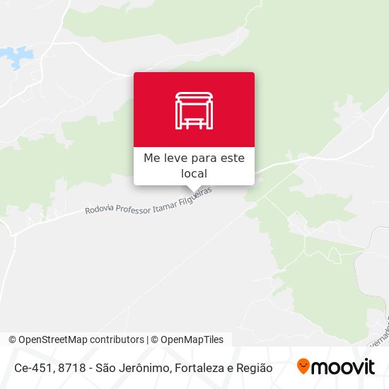 Ce-451, 8718 - São Jerônimo mapa