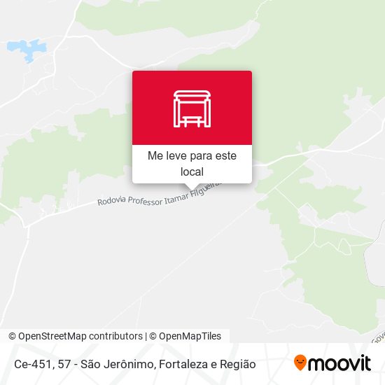 Ce-451, 57 - São Jerônimo mapa