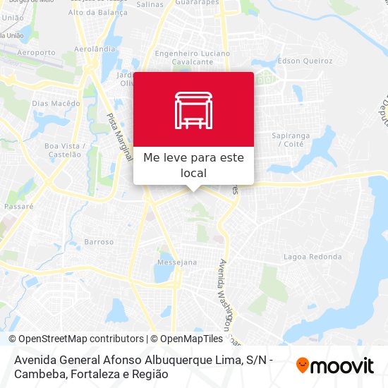 Avenida General Afonso Albuquerque Lima, S / N - Cambeba mapa