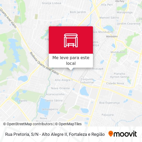 Rua Pretoria, S / N - Alto Alegre II mapa