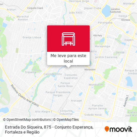 Estrada Do Siqueira, 875 - Conjunto Esperança mapa