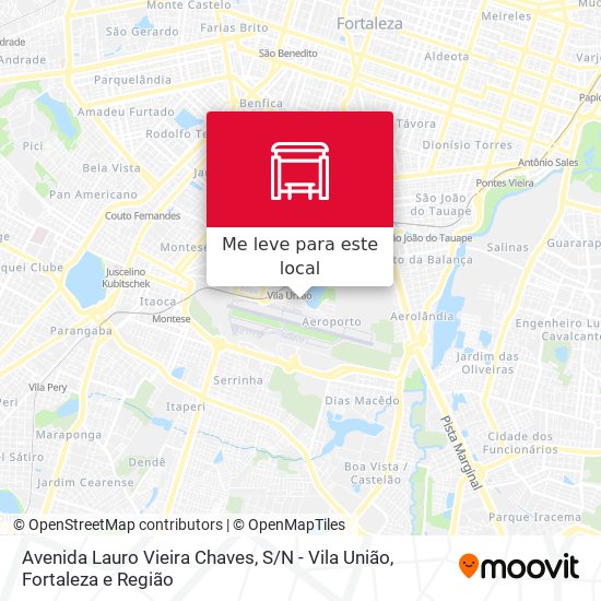 Avenida Lauro Vieira Chaves, S / N - Vila União mapa