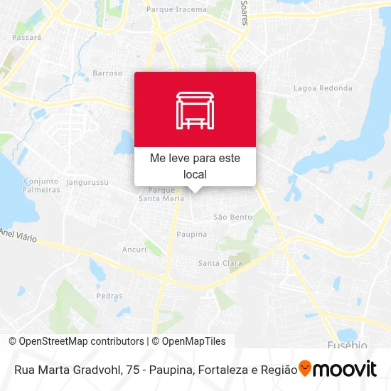 Rua Marta Gradvohl, 75 - Paupina mapa