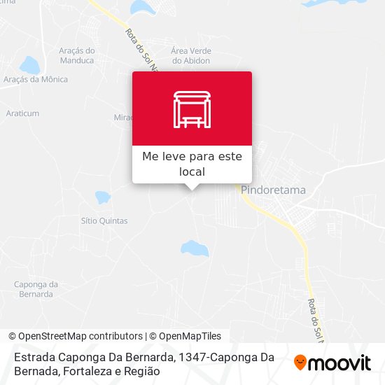 Estrada Caponga Da Bernarda, 1347-Caponga Da Bernada mapa