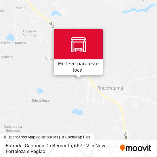 Estrada. Caponga Da Bernarda, 657 - Vila Nova mapa