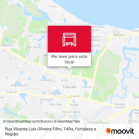 Rua Vicente Luís Oliveira Filho, 149a mapa
