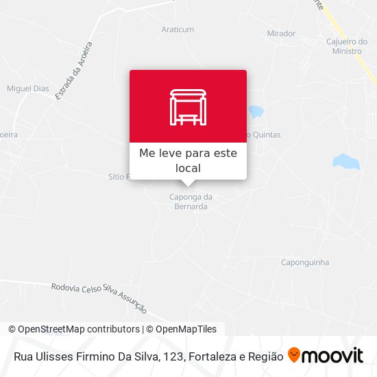 Rua Ulisses Firmino Da Silva, 123 mapa