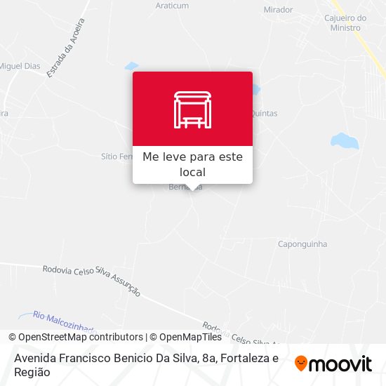 Avenida Francisco Benicio Da Silva, 8a mapa