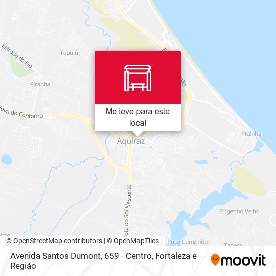 Avenida Santos Dumont, 659 - Centro mapa