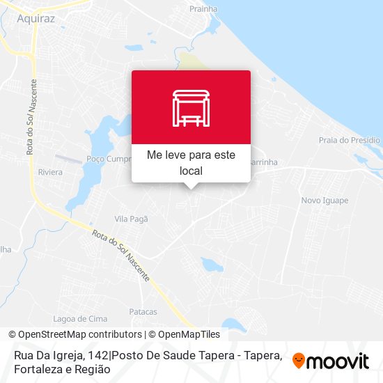 Rua Da Igreja, 142|Posto De Saude Tapera - Tapera mapa