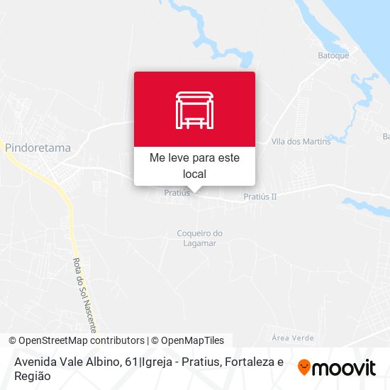 Avenida Vale Albino, 61|Igreja - Pratius mapa