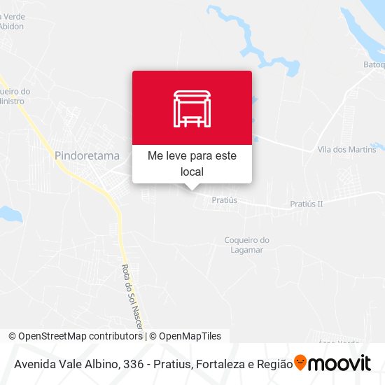 Avenida Vale Albino, 336 - Pratius mapa