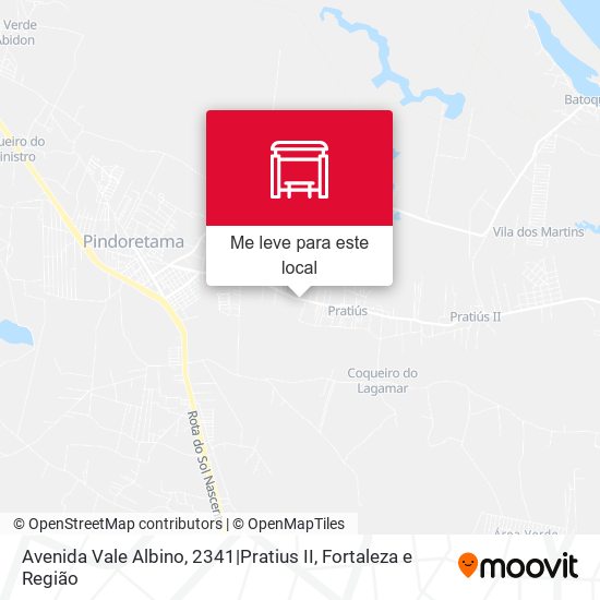Avenida Vale Albino, 2341|Pratius II mapa
