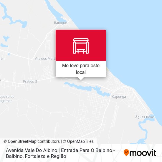 Avenida Vale Do Albino | Entrada Para O Balbino - Balbino mapa