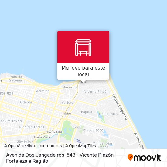 Avenida Dos Jangadeiros, 543 - Vicente Pinzón mapa