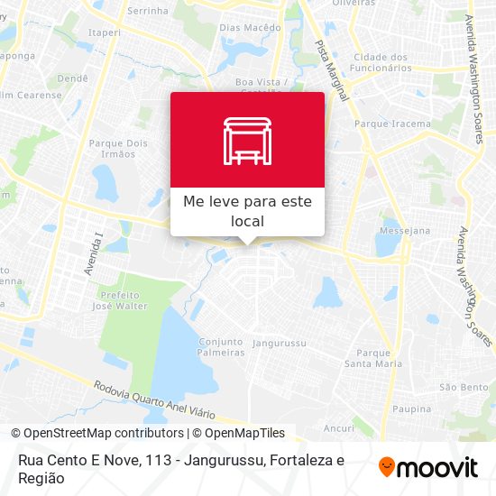 Rua Cento E Nove, 113 - Jangurussu mapa