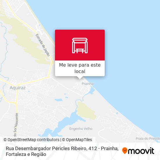 Rua Desembargador Péricles Ribeiro, 412 - Prainha mapa