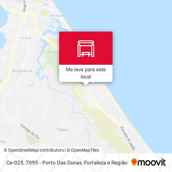 Ce-025, 7095 - Porto Das Dunas mapa