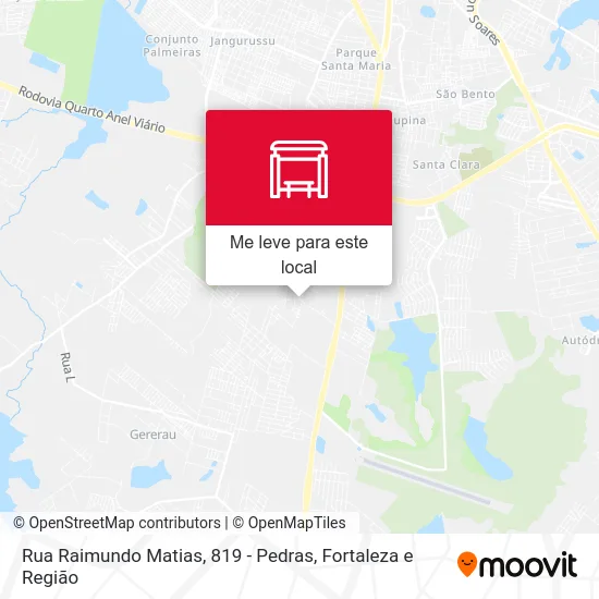 Rua Raimundo Matias, 819 - Pedras mapa