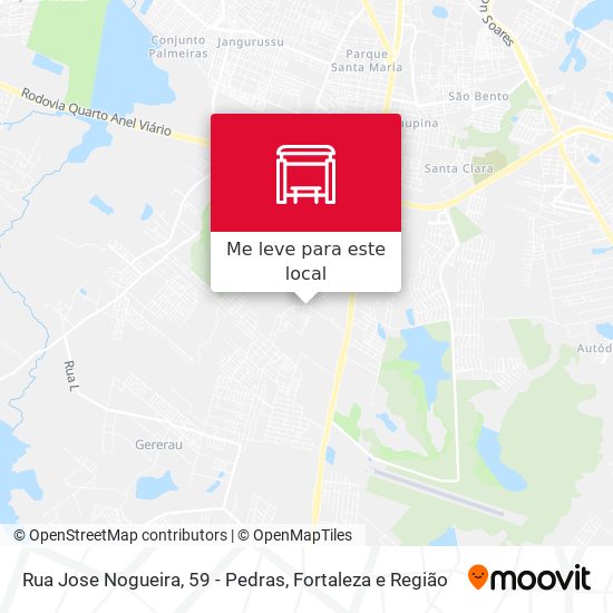 Rua Jose Nogueira, 59 - Pedras mapa