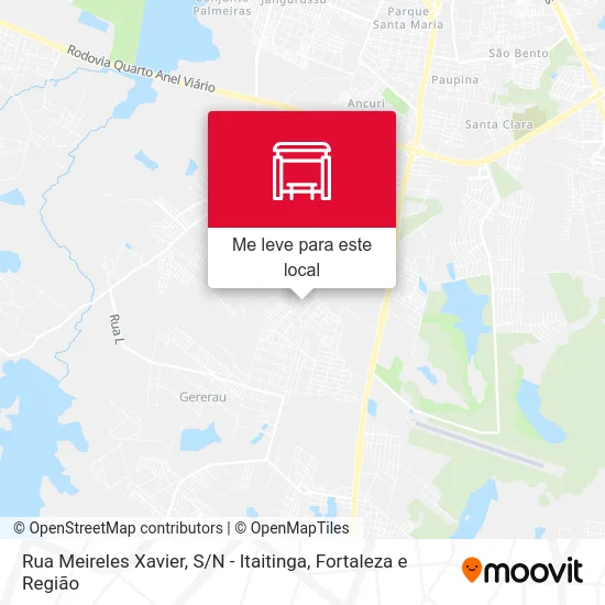 Rua Meireles Xavier, S / N - Itaitinga mapa