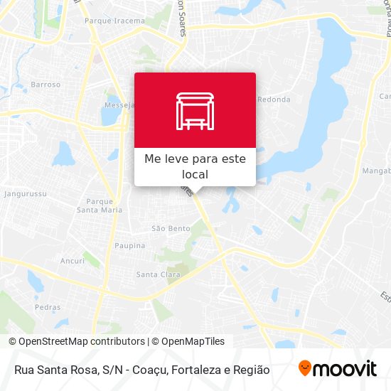 Rua Santa Rosa, S/N - Coaçu mapa