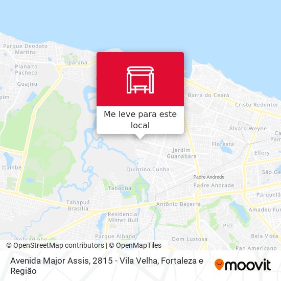 Avenida Major Assis, 2815 - Vila Velha mapa